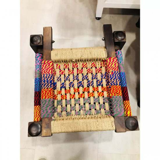 Indian Manjhi Woven Charpai Chair