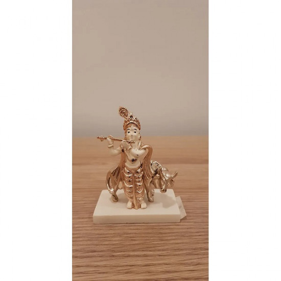 Cow Krishna (Gold)