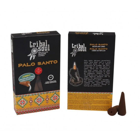 Tribal Soul Palo Santo Jumbo Backflow Cones