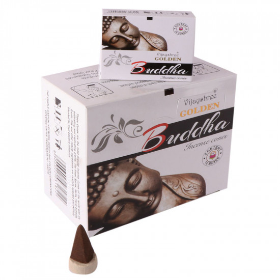 Golden Nag Buddha Incense cones (Single Pack)