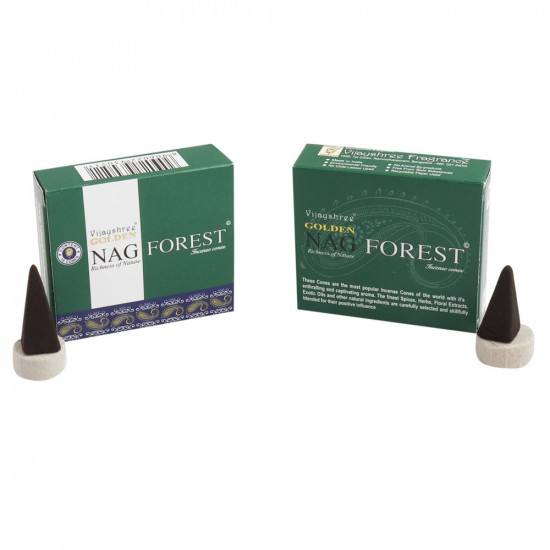 Golden Nag Forest Incense cones (Single Pack)