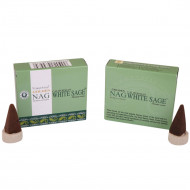 Golden Nag White Sage Incense cones (Full Pack)