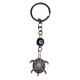 Turtle with Evil Eye Key Ring 