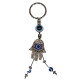 Hand of Hamsa with Evil Eye Key Ring 