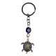 Turtle with Evil Eye Key Ring 