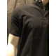 Mens Kurta Cotton/Rayon (Black)