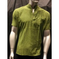 Mens Kurta Cotton/Rayon (Green)