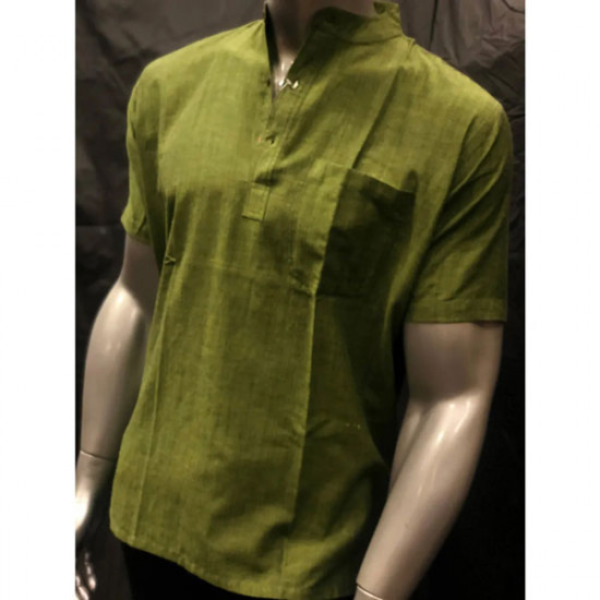 Mens Kurta Cotton/Rayon (Green)