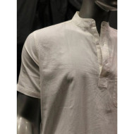 Mens Kurta Cotton/Rayon (White)