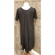 Free Size Dress (Black) (with Short Sleeves)