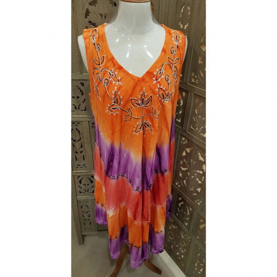 Free Size Dress (Orange)