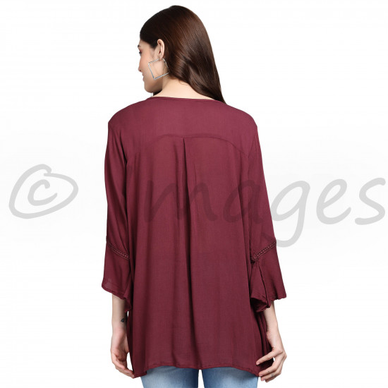 Top with Bell Sleeves