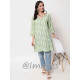 Lime Ikat V Top 