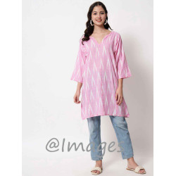 Taffy Ikat V Top