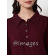 Rosewood Collared 5 Button Top