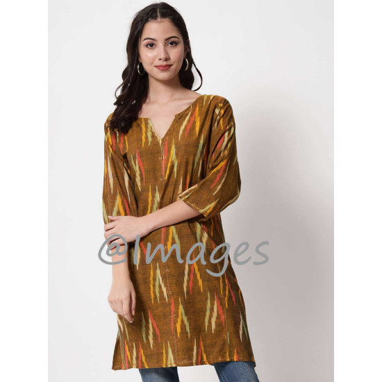 Peanut Ikat M Top