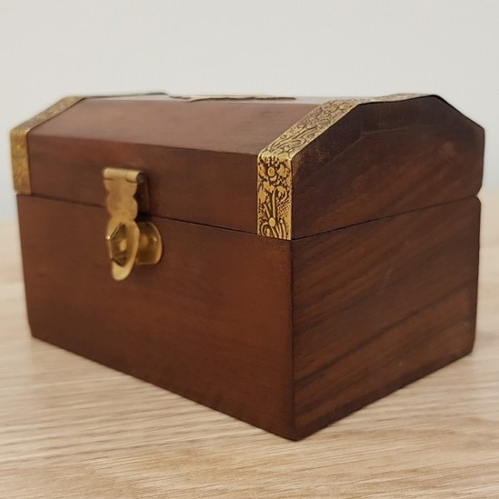 Wooden Money Box Chest